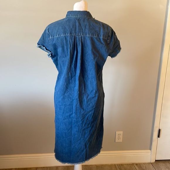 [J. McLaughlin] Denim Short Sleeve Dress - Size Small - Picture 8 of 8